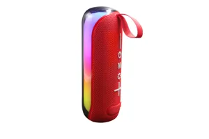 Enceinte Bluetooth Portable avec Lumiere LED Coloree TWS Sans Fil Mini Haut Parleur Externe