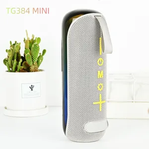 Haut-parleur Bluetooth Sans Fil Portable Mini Colonne Stéréo Extérieure Avec Lumières Led Colorées Et Interconnexion Tws