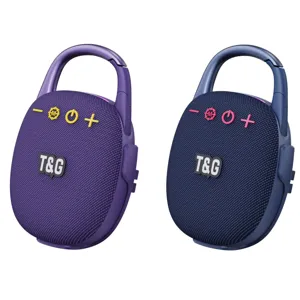 Tragbarer kabelloser Bluetooth-Lautsprecher mit Karabiner, TWS Outdoor-Stereo-Audiogerät.