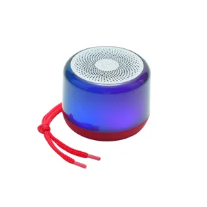 Altoparlante Bluetooth mini portatile senza fili audio bassi esterno dettaglio vista