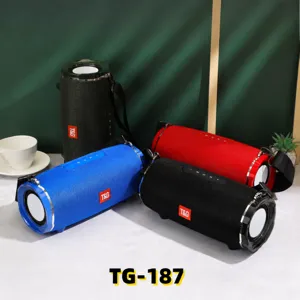TG-187 Portable Outdoor Bluetooth Speaker Waterproof Dual Diaphragm Heavy Bass Wireless