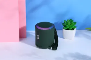Tragbarer kabelloser Bluetooth Lautsprecher Mini Outdoor Stereo Sound dunkelgrün Box