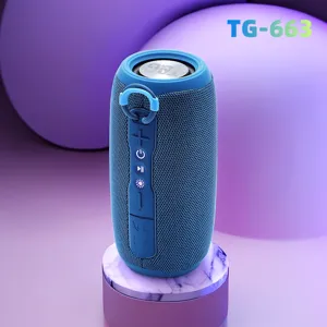 Portable Wireless Bluetooth Speaker Outdoor Waterproof Soundbar RGB Light Subwoofer Handsfree Calling Music Box