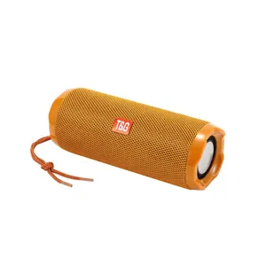 Tragbarer kabelloser Bluetooth Lautsprecher mit Stoffnetz Design und tollem Sound.