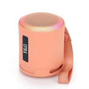 Tragbarer kabelloser Bluetooth-Lautsprecher mit Riemen, Mini Outdoor Tiefbass Soundsystem.