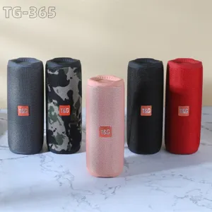 Portable waterproof Bluetooth speaker with LED lights and TWS stereo sound for outdoor use.
