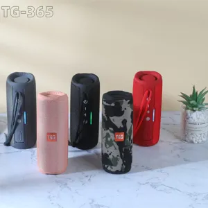 Portable waterproof bluetooth speaker with colorful LED lights and heavy bass for outdoor use.
