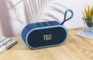 Tragbarer kabelloser Bluetooth-Lautsprecher mit starkem Bass, Outdoor Mini Soundbox mit Trageband.