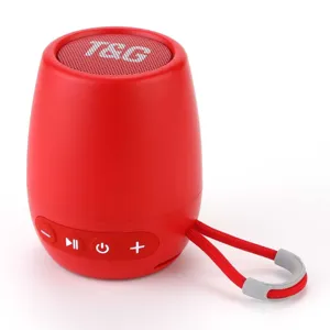 Mini altoparlante Bluetooth portatile wireless con cinturino per musica e attivita allaperto.