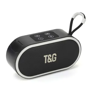 Tragbarer kabelloser Bluetooth-Lautsprecher mit tiefem Bass und Outdoor-Mini-Musikbox.