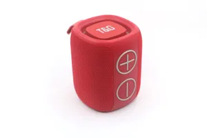 Mini altoparlante Bluetooth portatile con logo T&G, bassi potenti per uso all'aperto ideale.