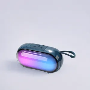 Portable Wireless Bluetooth Speaker RGB Colorful Light TWS Stereo Outdoor Home Desktop Subwoofer Mini Sound Box