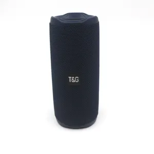 Tragbarer kabelloser Bluetooth Lautsprecher mit tiefem Bass, wasserdichtes Netzdesign für Party.
