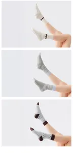 Comfortable non-slip yoga socks with cute grip dots and stylish patterns for home fitness.