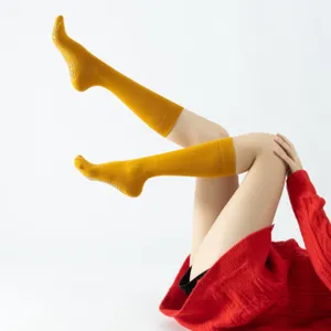 Calze da Yoga Antiscivolo da Donna in Cotone Calze Sportive per Pilates e Danza Traspiranti