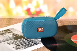 Tragbarer kleiner Bluetooth Lautsprecher mit Griff, kabellose Outdoor Box mit starkem Bass.