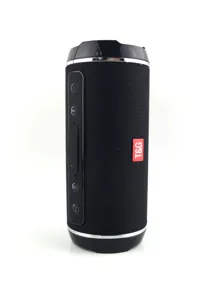 Altoparlante Bluetooth portatile wireless con bassi potenti per musica all'aperto.