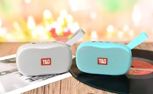 Tragbarer kabelloser Mini Bluetooth Lautsprecher fur den Aussenbereich mit praktischem Griff.