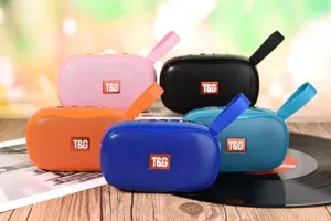 Tragbarer Bluetooth Lautsprecher Mini kabellos Outdoor Musikbox mit Trageband satter Bass.
