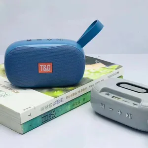 Tragbarer kleiner Bluetooth Lautsprecher mit Trageband drahtlose Outdoor Mini Musikbox