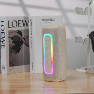 Portable Bluetooth Speaker Wireless Outdoor Subwoofer With RGB Ambient Light TF Card Playback Portable Stereo Sound Box