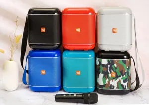 Portable Outdoor Bluetooth Speaker with Microphone and TWS Wireless Stereo Bass