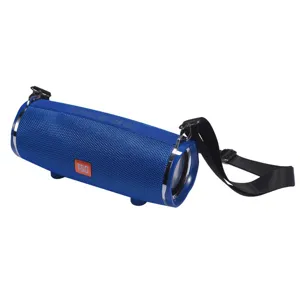 Altoparlante Bluetooth wireless portatile con design impermeabile e bassi ricchi.