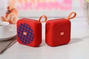 Mini altoparlante Bluetooth senza fili portatile con custodia in silicone e suono chiaro.