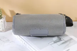 Cylindrical fabric bluetooth speaker wireless outdoor waterproof portable subwoofer sound box
