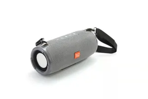 Portable fabric Bluetooth speaker with dual passive radiators and waterproof design