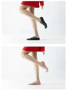 Women's non-slip five-toe yoga socks with cross straps for pilates, fitness and sports wear.