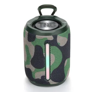 Φορτηγό ασύρματο ηχείο Bluetooth με camouflage μοτίβο παραλλαγής και φωτισμό LED.