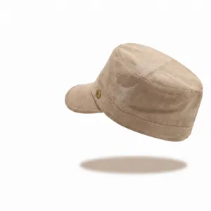 Korean style flat cadet hat autumn winter retro suede visor cap women fashion british newsboy hat