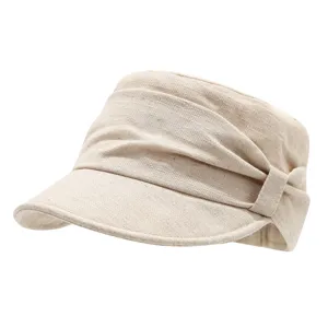 Casquette plate plissée rétro japonaise pour femmes mode décontractée casquette gavroche