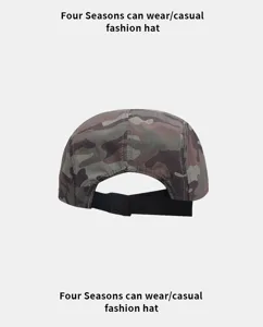Casquette de baseball camouflage décontractée pour hommes et femmes, chapeau hip-hop stylé.