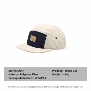 Schnelltrocknende 5-Panel Baseballkappe, leicht und atmungsaktiv für Outdoor Sport.