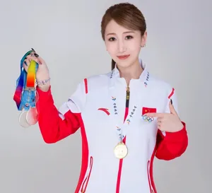 Veste de sport professionnelle et ensemble de médailles de l'équipe nationale, qualité.