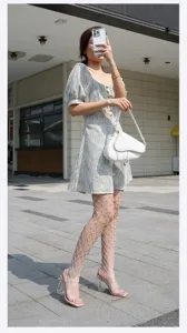 Sandalias de verano transparentes con tira, zapatos de tacón grueso de cristal transparente mujer.