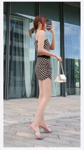 Sandalias de tacón alto de verano punta abierta transparentes cristal plataforma elegantes