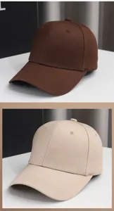 Cappellino da baseball tinta unita per uomo e donna, cappello parasole classico.