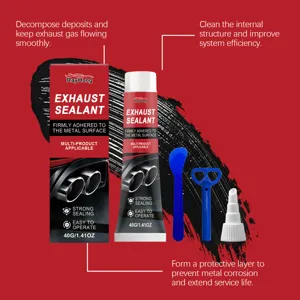 Rayhong Mastic d'echappement de voiture Colle de reparation haute temperature 40g.