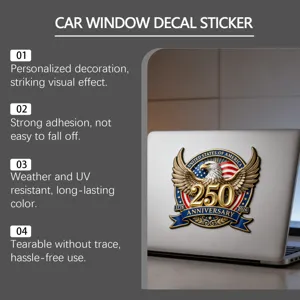 Auto raam sticker decal, waterdichte vinyl bumper sticker met adelaar ontwerpen.