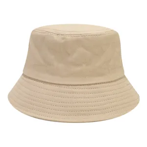 Cotton Bucket Hat For Men Outdoor Casual Sun Protection Fisherman Hat Breathable Solid Color Summer Beach Basin Hat