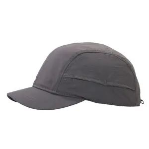 Grey short brim baseball cap for summer outdoor sun protection quick dry casual hat