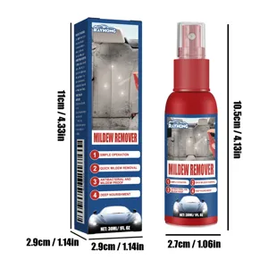 RAYHONG spray rimozione muffa auto 30ml detergente interni con dettagli dimensioni.