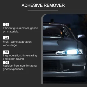 Professional car adhesive remover, efficient glue removal and gentle on all vehicle surfaces.