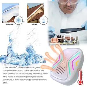 Dispositif anti-gel de fonte des neiges électromagnétique pour la protection du toit et la glace.