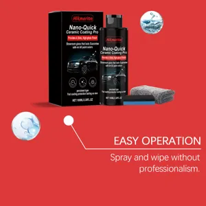 Hikmarion nano rapido ceramica revestimiento spray para coche pintura proteccion y brillo 100ml