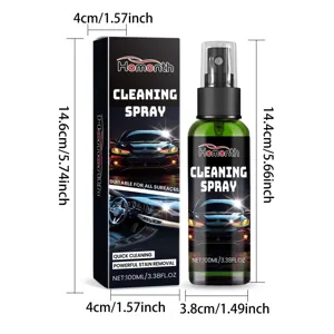 HOMONTH spray nettoyant multifonction pour interieur de voiture et maison 100ml.