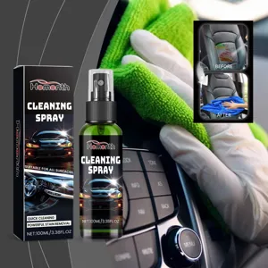 Spray nettoyant intérieur voiture multi-usage 100ml, élimination rapide des taches sur tout.
